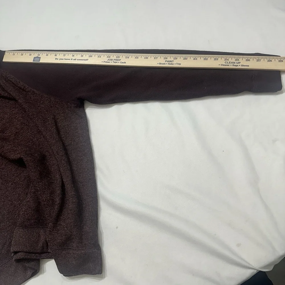 Abercrombie & Fitch Mens L Sherpa‎ Fleece Crewneck Sweatshirt Brown Pullover